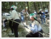 秋の緑の月間　植樹活動　10月
